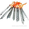 Customized High Strength Camping Titanium Hook Tent Pegs